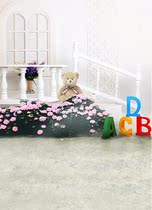 Childrens photography background cloth New imitation real scene background theme 100 days photo studio baby photo background paper 1027