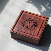 Rich Gia Red Wood Fu Character Burning Incense Box 9 6 * 9 6 * 3 6 Hands Strings Box Collection Level Special Price Offer