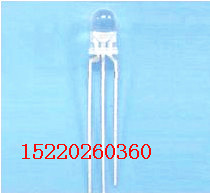 F 5MM red and green two-color common Yin emerald green luminous tube bright LED light LED long feet
