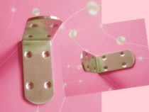 Full stainless steel angular code thickened 3MM small right angle code 90 degrees angle Horse furniture connector bracket