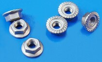Flange Nut Hexagon Flange Nut Falan Face Nut (Galvanized) M3-M20 100 Pack