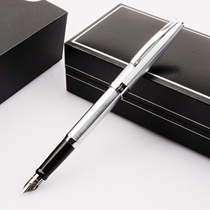 American Rhinestone sheaffer Free and easy series brushed chrome rod 9472 pen ink pen