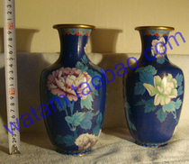 Old Inventory Domestic Classic Cloisonne Vase (Pair)