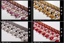 Curtain lace curtain accessories beads decorative lace curtain tassel edge ear crystal beads hanging beads small water drop beads