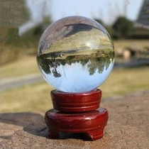 White crystal ball ornaments Synthetic crystal ball Magic ball transfer ball blessing Home craft gift Office ornaments