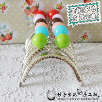 8 5CM silver semi-circle lace candy opening gold DIY lip gold material bag accessories send paper type