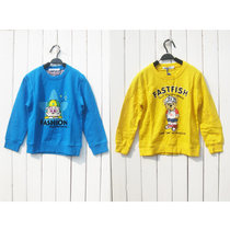 D205 childrens clothing boy long sleeve T-shirt necropolis pure cotton small hair ring expected to be 5-6 years old