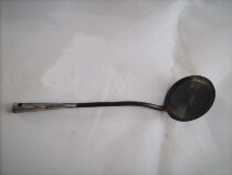 Iron spoon flat bottom spoon oil cake spoon fried cookie blacksmith hand