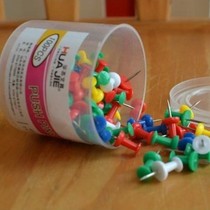 Push nail studs Huajie stationery barreled color I-shaped pins pushpin creative office supplies wholesale 8601