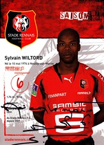 Former French national foot Velto de Rennes 2007-08 season pro-autograph official card