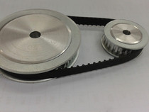 Synchronous wheel matching timing belt speed ratio 1:2 1:3 aluminum synchronous belt pulley trapezoidal tooth arc tooth