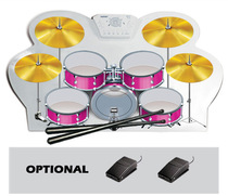 Hand roll drum set Super feel the most dazzling silicone electronic drum simulation drum set