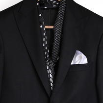 S1609 mens autumn winter thin section of long silk scarf shirt collar scarlet Korean version Inron true silk scarves scarves