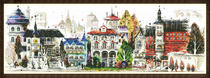 Four Seasons Castle Paper Embroidery 21 Page 128g color spray paper Print