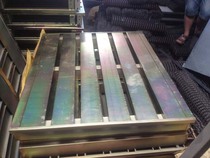 New Baoli storage iron galvanized tray pad silo board moisture-proof board Forklift card board Foot board Pallet shelf