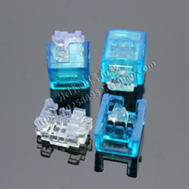 High quality K4 terminal network cable connector buckle type terminal telephone line connector 100 pieces