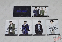 In stock Postcard set around BLUE MOON concert autographed by all members of CNBLUE
