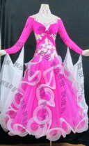 Sunny down Morden dance dress new national standard race dress with dress and friendship performance waltz quick and gorgeous big swing custom