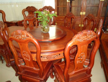 Mahogany table Burmese Rosewood round table rosewood table Rosewood grape table European table