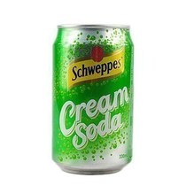 Hong Kong imports Jade Quan Schweppes taste soda soda (green cans) 330ml*24 cans