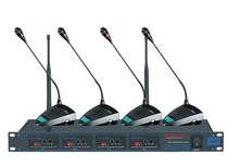 Enbao EU-4700 U-segment one-to-four wireless handheld collar microphone wireless microphone (aluminum box)