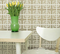 Love paint engraving version of the hand-painted template Diatom mud art paint European pattern DIY tools wallpaper mold BZ-233