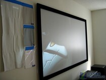 Projection curtain metal curtain anti-light curtain 100 inch 16: 9 4: 3 3D HD Easy metal curtain