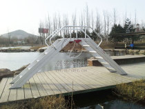 Chuang nameplate thick aluminum bridge ladder crossing bridge aluminum ladder platform ladder aluminum alloy cross ladder Workbench multifunctional escalator