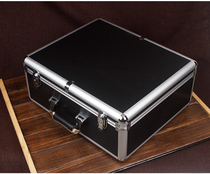 Aluminum alloy toolbox instrument and equipment storage box small File insurance password box suitcase large custom