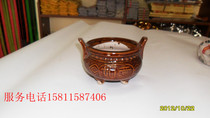 Funeral supplies Porcelain incense burner wholesale ebony urn wreath men and women shroud cemetery cemetery 