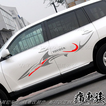  Toyota New Highlander car stickers Shark door body decoration modified car stickers pull flower RAV4 Prado