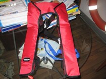 CCS certification inflatable life jacket Ningbo Maritime Supervision Maritime fishing life jacket Scarf Aviation life jacket