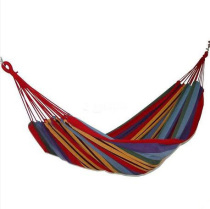 Outdoor home hammock canvas swing thickened multi-functional leisure widening load-bearing single double bed