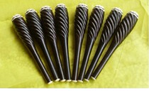 Black sandalwood erhu twist shaft (pair) First grade material has been polished
