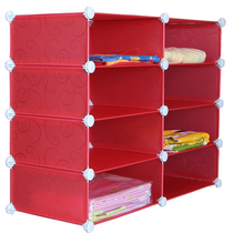 The first Dog multicolor magic wardrobe cabinet container container cabinet is easy and free combination
