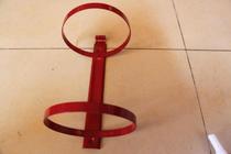 Thickened portable fire extinguisher hanger hanger 2 3kg4KG dry powder fire extinguisher bracket adhesive hook fixing frame