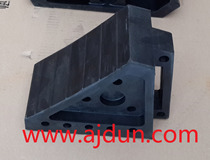 Rubber stop wheel block stop stop wedge rubber anti-collision block rubber corner protection rubber pad C type