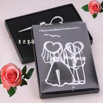 Wedding gift lottery birthday gift wedding gift wine heart-shaped wine cork corkscrew wholesale