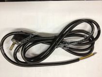 Three-plug national standard power cord 3X0 75MM square pure copper plug cord computer power cord 1 8 rice thread 3 core