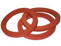 Stainless steel quick connector red silicone pad gasket High temperature silicone gasket DN15