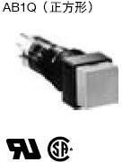 Square jog switch AB1Q-M1G green 10mm opening AB1Q-A1Y yellow Japanese IDEC and spring