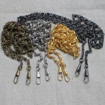 Bag chain iron chain DIY material wagline manual accessories bag accessories total length 120cm