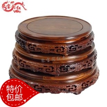 South American sour branch wood carving teapot vase bonsai Buddha statue strange stone round solid wood wealth base craft ornaments