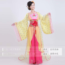 The Tang Dynasty Guifei Costume Queen Costume Womens Ancient Clothing Snowspun Dress Sevenxian Womens Clothing Stage Classical Dance to Serve Photography