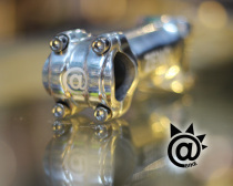 @BIKE ZENO -17 CNC road car dead flying bike downpour to stand 25 4 caliber handlebar silver