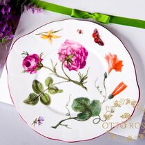 British Royal Collection Porcelain Butterfly Flower - shaped Plurality Disk