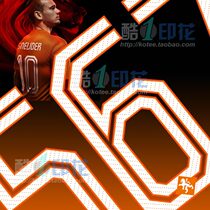 2014 Brazil World Cup Dutch original number 11 Robben 9 main guest jersey imported jersey print DIY
