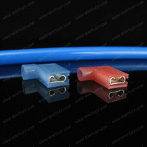 Flag-type female fully insulated terminal connector end FLDNY1-250