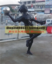Polyester composite head bronze statue series celebrity head stainless steel sculpture