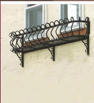 Eurostyle Iron Art Wall-mounted Balcony Flower Racks Outdoor Guardrails Flower Shelf Flower Shelf Flower Racks
